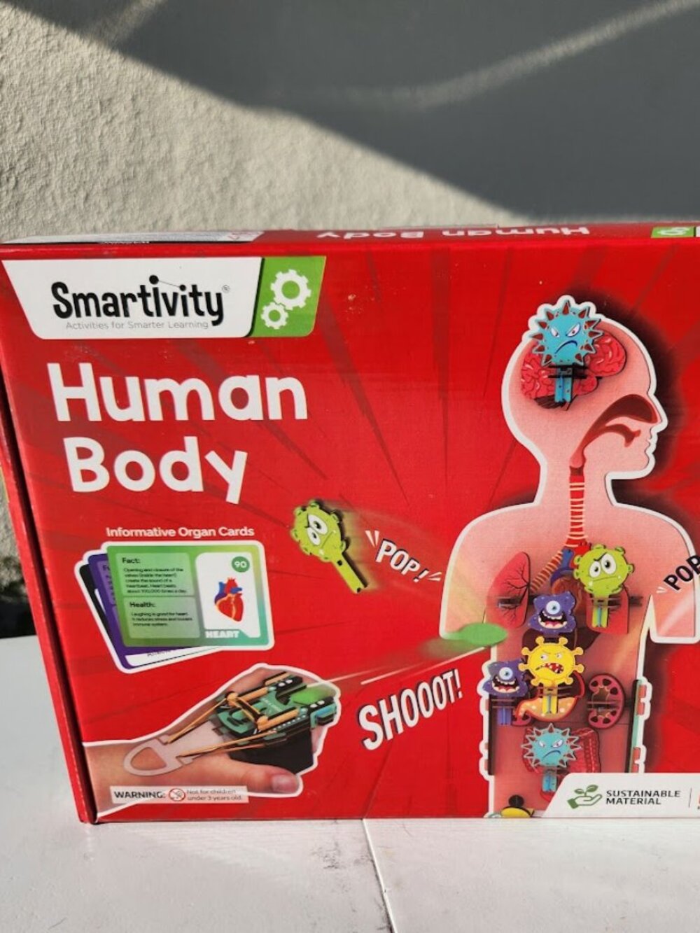 New Smartivity Human Body DIY Stem Kit Set Science Experiment Anatomy Biology 3D